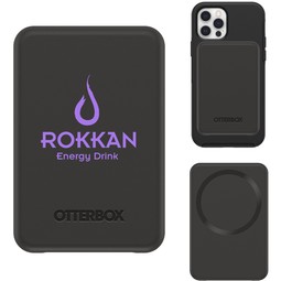 Black Otterbox&#174; Branded Wireless Power Bank for MagSafe&#174;