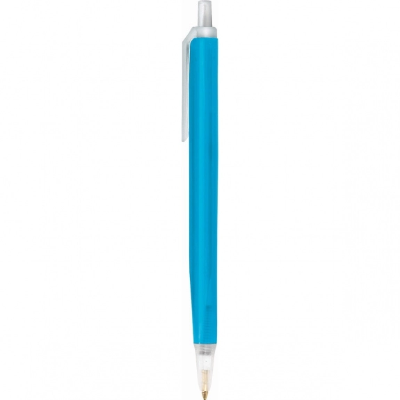 Blue BIC Tri Stic Clear Custom Pens