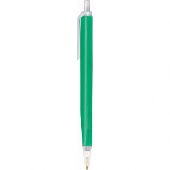 Green BIC Tri Stic Clear Custom Pens