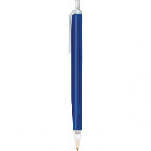 Royal Blue BIC Tri Stic Clear Custom Pens