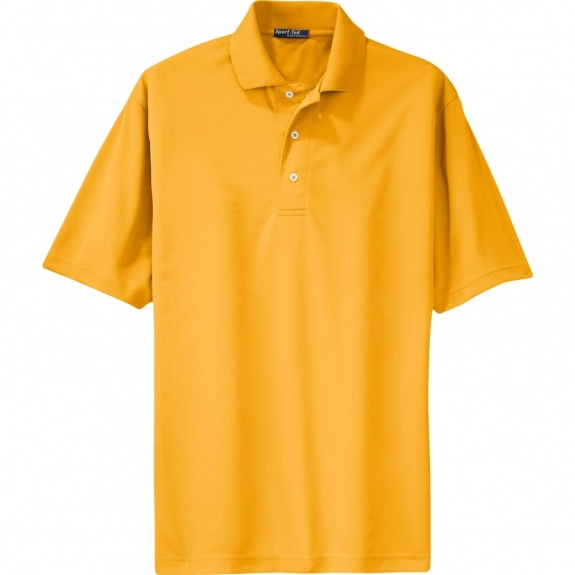 Gold Sport-Tek Dri-Mesh Custom Polo Shirt
