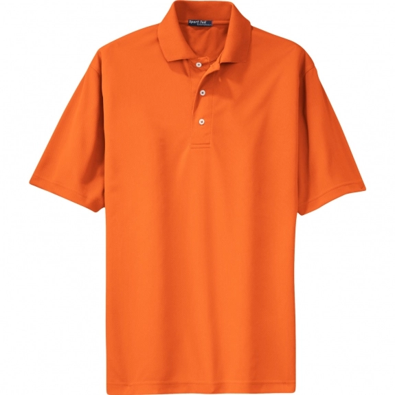Bright Orange Sport-Tek Dri-Mesh Custom Polo Shirt