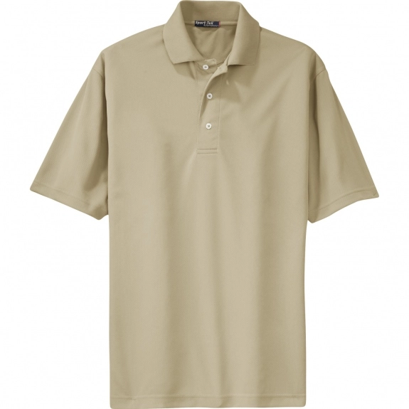 Sandstone Sport-Tek Dri-Mesh Custom Polo Shirt
