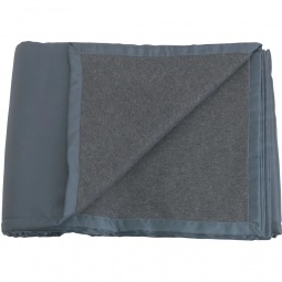 Charcoal Reversible Fleece/Nylon Customized Blankets