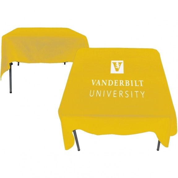 Athletic Gold Square Promotional Table Cover - 58" x 58"