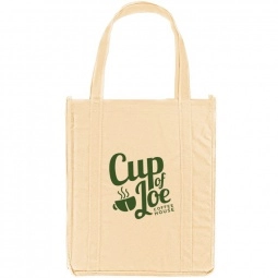 Natural Reusable Shopping Imprinted Tote Bag