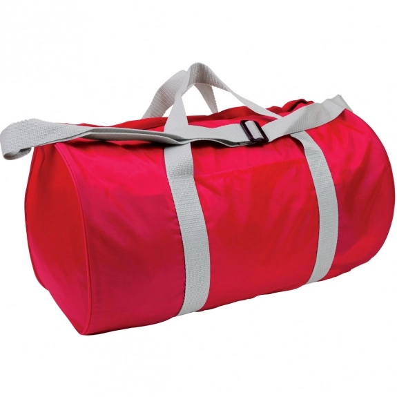 Red Budget Promotional Duffle Bag - 18"