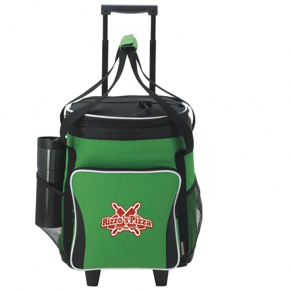 Green Koozie Tailgate Rolling Logo Cooler - 24 Can