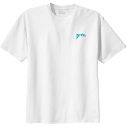 Port & Company® Logo T-Shirt - Men's Tall - White