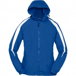 True Royal Sport-Tek Fleece-Lined Colorblock Custom Jacket - Youth