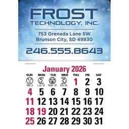 Full Color Stick Up Custom Calendar