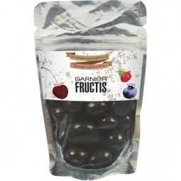 Full Color Healthy Resealable Custom Pouch - Dark Chocolate Super Fruits
