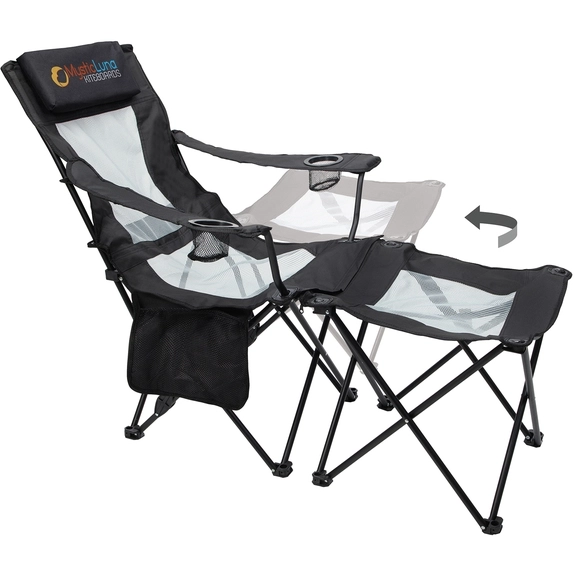 Transform Koozie 2-in-1 Mesh Adirondack Custom Folding Chair and Table