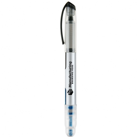 Blue Slim Roller Custom Pen & Highlighter Combo