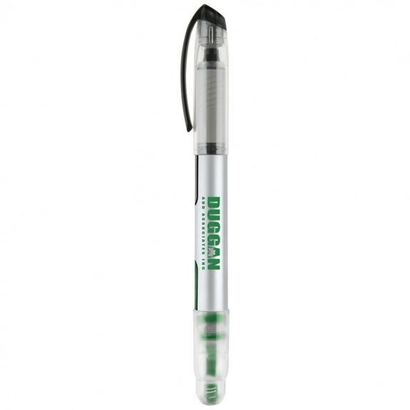 Green Slim Roller Custom Pen & Highlighter Combo