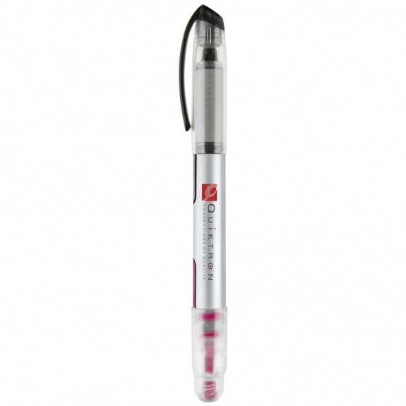 Pink Slim Roller Custom Pen & Highlighter Combo