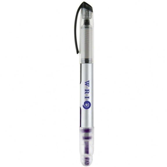 Purple Slim Roller Custom Pen & Highlighter Combo