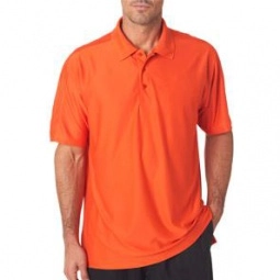 Orange UltraClub Cool & Dry Elite Performance Custom Polo Shirt