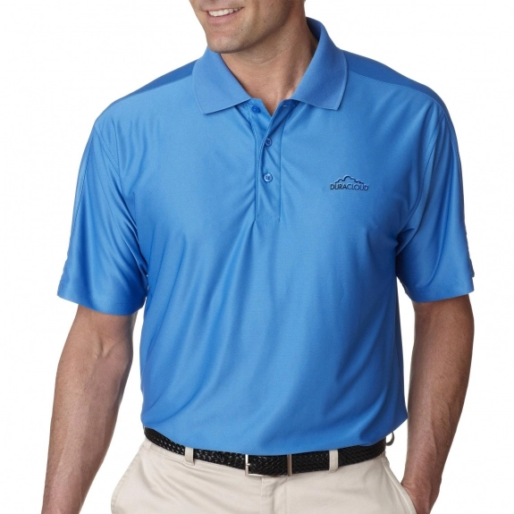 Pacific Blue UltraClub Cool & Dry Elite Performance Custom Polo Shirt