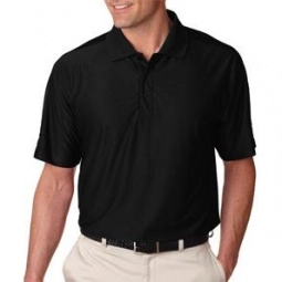 Black UltraClub Cool & Dry Elite Performance Custom Polo Shirt