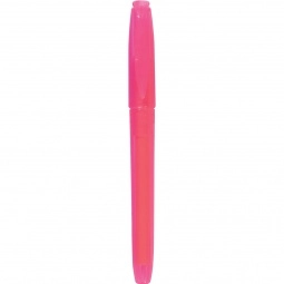 Pink Pocket Clip Promotional Highlighter