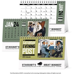 Saturday Evening Post Custom Desk Calendar