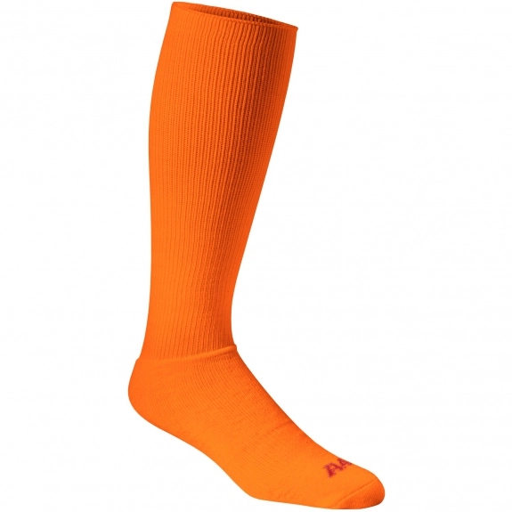 Athletic Orange A4 Performance Tube Style Moisture Wicking Custom Socks