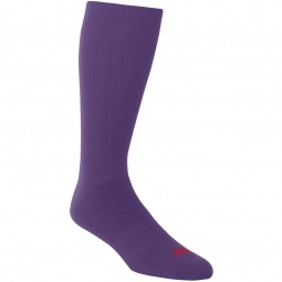Purple A4 Performance Tube Style Moisture Wicking Custom Socks
