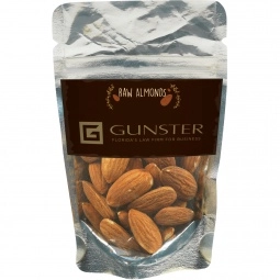 Full Color Healthy Resealable Custom Pouch - Raw Almonds