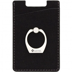 Black Promotional RFID Wallet w/ Ring
