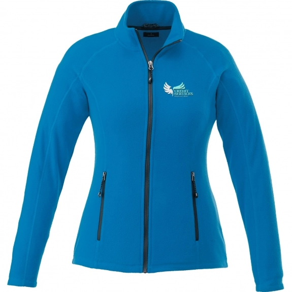 Olympic Blue - Elevate Microfleece Custom Jackets - Women's