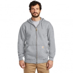 Carhartt Midweight Hooded Zip-Front Custom Sweatshirt