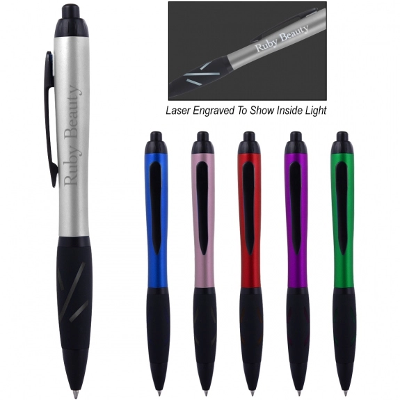 Metallic LED Light Up Custom Pen