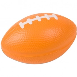 Orange Football Logo Stress Ball 
