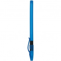 Blue Comfort Grip Translucent Promotional Pen