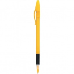 Yellow Comfort Grip Translucent Promotional Pen