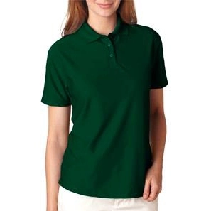 Forest Green UltraClub Cool & Dry Performance Custom Polo Shirt - Women's