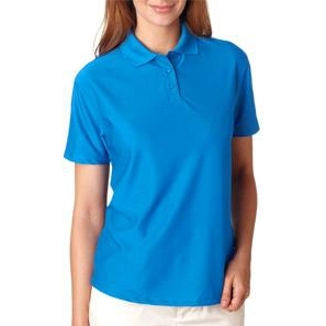 Pacific Blue UltraClub Cool & Dry Performance Custom Polo Shirt - Women's