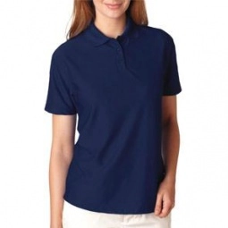 Navy UltraClub Cool & Dry Performance Custom Polo Shirt - Women's