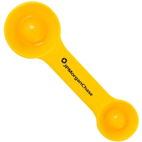 Yellow 4 Way Measuring Promo Spoon