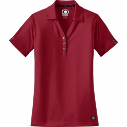Signal Red OGIO Embroidered Custom Polo - Women's