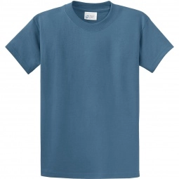 Colonial Blue Port & Company Essential Logo T-Shirt - Men's Tall - Colors