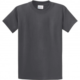 Charcoal Port & Company Essential Logo T-Shirt - Men's Tall - Colors