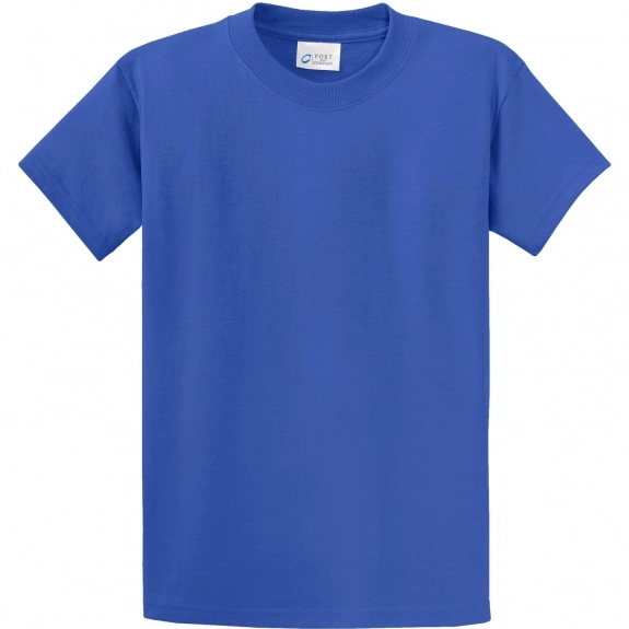 Royal Blue Port & Company Essential Logo T-Shirt - Men's Tall - Colors