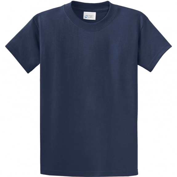 Deep Navy Port & Company Essential Logo T-Shirt - Men's Tall - Colors