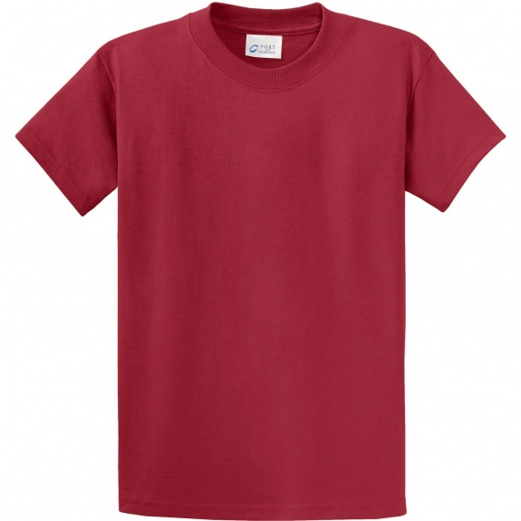 Rich Red Port & Company Essential Logo T-Shirt - Men's Tall