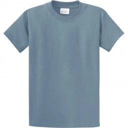Stonewashed Blue Port & Company Essential Logo T-Shirt - Men's Tall