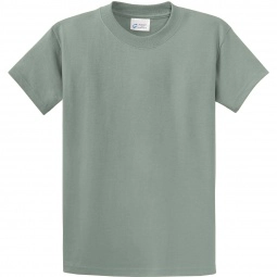 Stonewashed Green Port & Company Essential Logo T-Shirt - Men's Tall