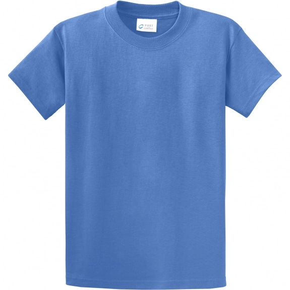 Ultramarine Blue Port & Company Essential Logo T-Shirt - Men's Tall