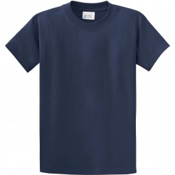 Navy Blue Port & Company Essential Logo T-Shirt - Men's Tall - Colors